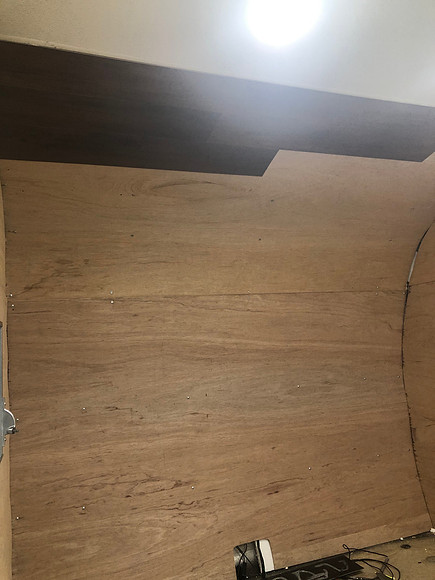 Day 34 Installing planks on back wall 1  April 16 2020