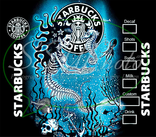 Starbuckscoffeebluemermaidglow