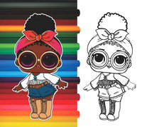 Cartoon coloring book19