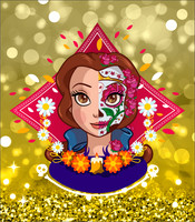 5PrincessSugarSkulls