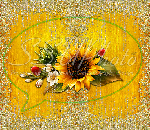 SunflowerGlitter2