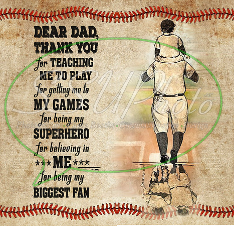 ThanksdadBaseball30oz